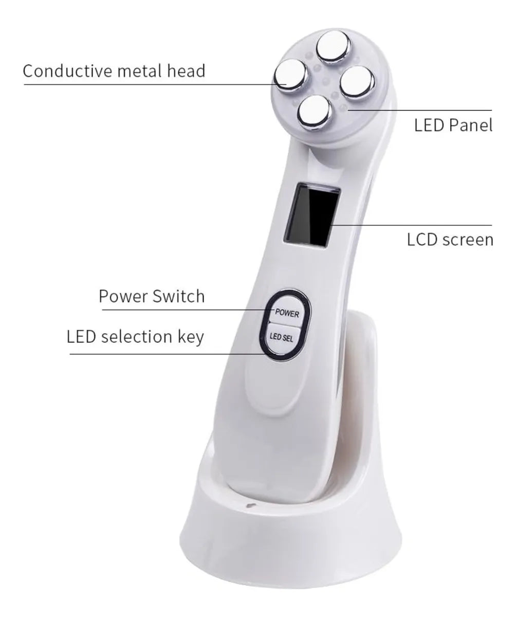 Masajeador Facial ultrasonico radiofrecuencia